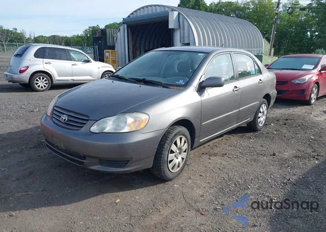 2004 Toyota Corolla Le из США, поврежденный, VIN 2T1BR38E84C200300